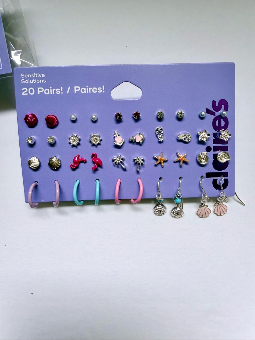 Claires 20-Pair Mixed Earrings Set